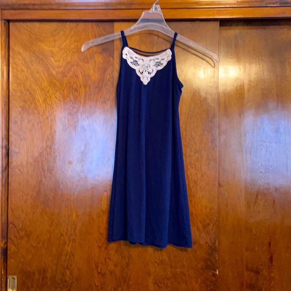 Navy blue dress